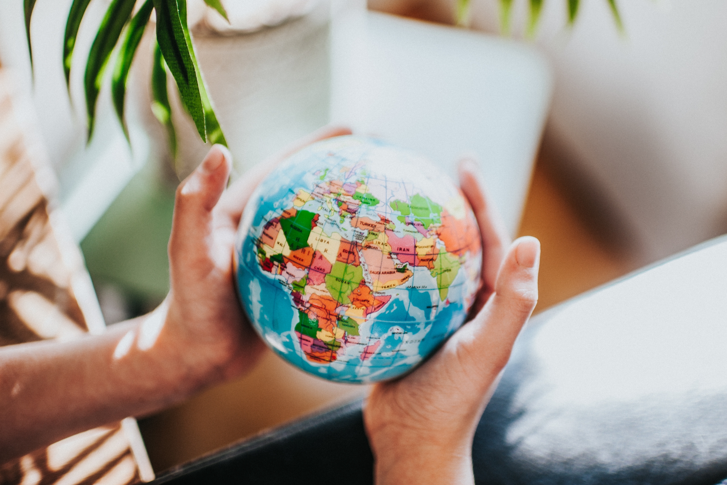 The whole world in hands.